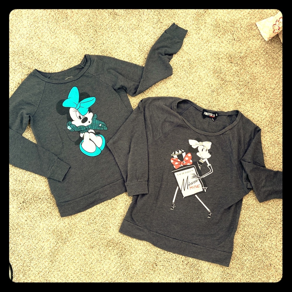 ***Bundle!!! Two Minnie Mouse sweaters!